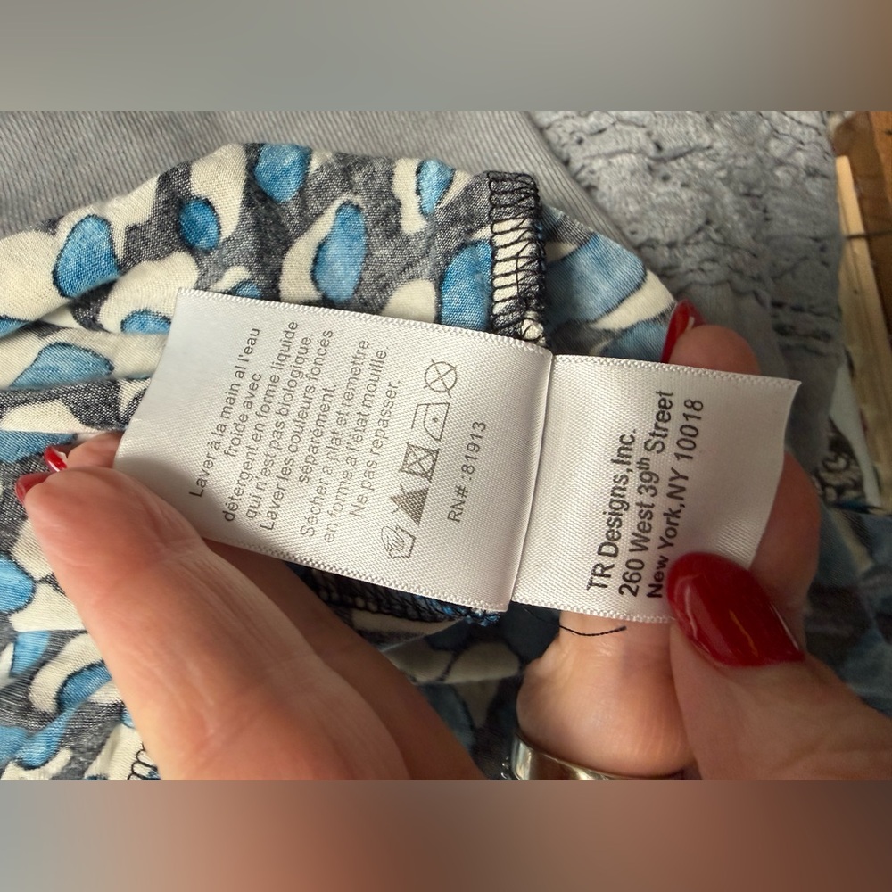Anthropologie Tracy Reese Blue Dotscape Dress - Picture 7 of 7